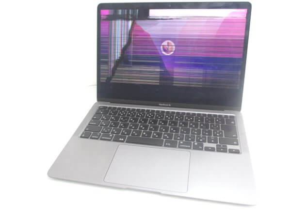 Apple mac book Air A2337 液晶パネル交換事例　即日修理可能